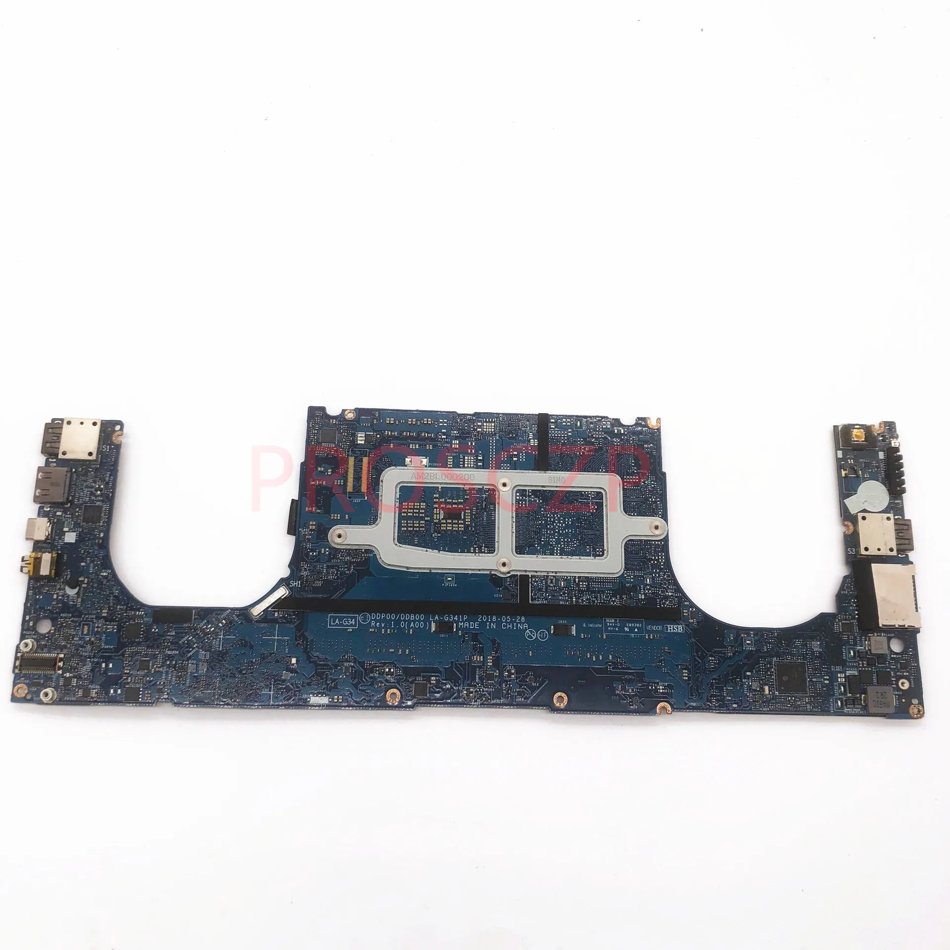 Mainboard CN-02FC04 02FC04 2FC04 For DELL XPS 15 9570 5530 M5530 Laptop Motherboard With SR3Z0 i5-8300H CPU LA-G341P 100%Working