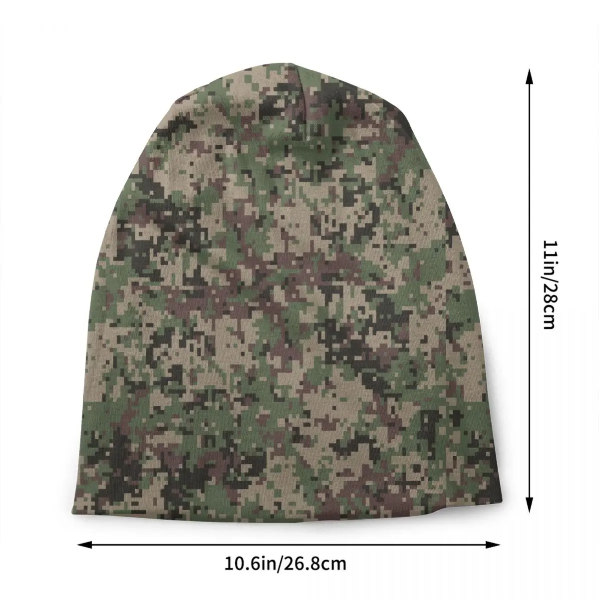 Marpat Camo Bonnet Hat Knit Hats Men Women Hip Hop Unisex Woodland Camouflage Winter Warm Beanies Cap