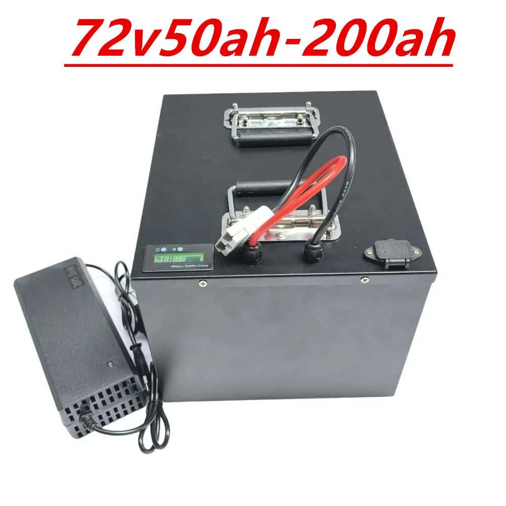 

GLT 72V 80Ah 100Ah 120Ah 150Ah 200Ah Lifepo4 battery pack bluetooth BMS APP for 5000W 8000W Van Golf cart Motorcycle Minicar