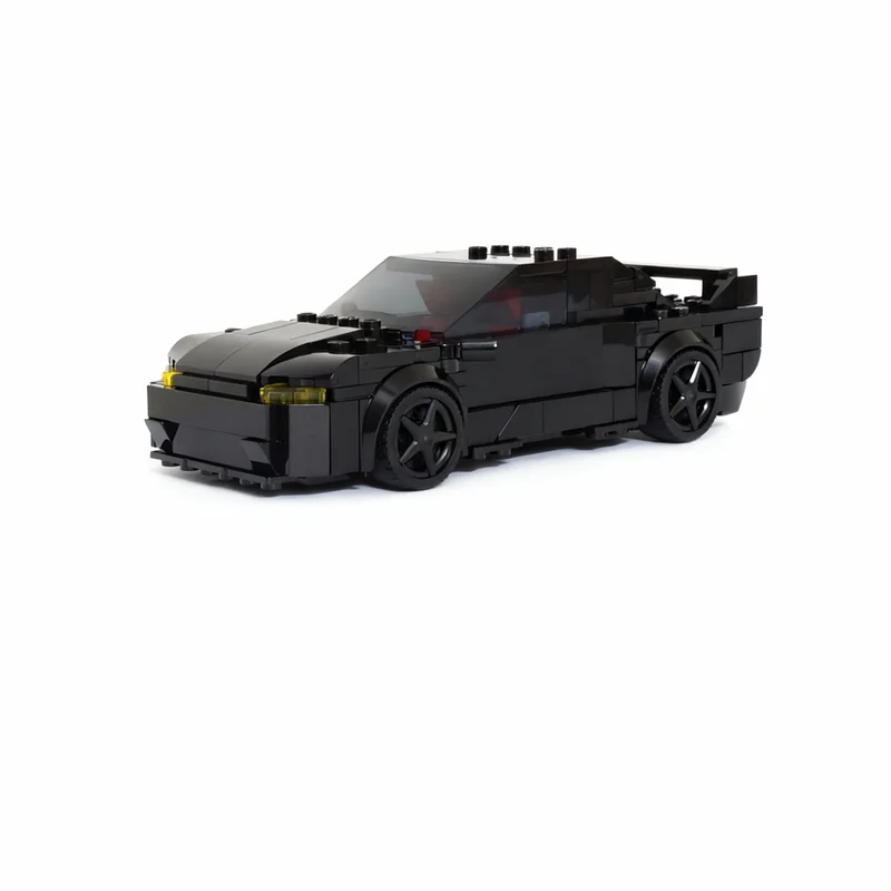 576pcs MOC City Champions Nissanns R32 & R86V Model Building Blocks Christmas Gift Birthday Creative Idea Collection Education