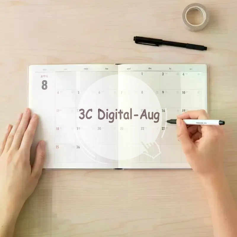 2027 Self Discipline Weekly Planner Calendar Notebook Check-in Function Clear Layout for Office Home Daily Planning