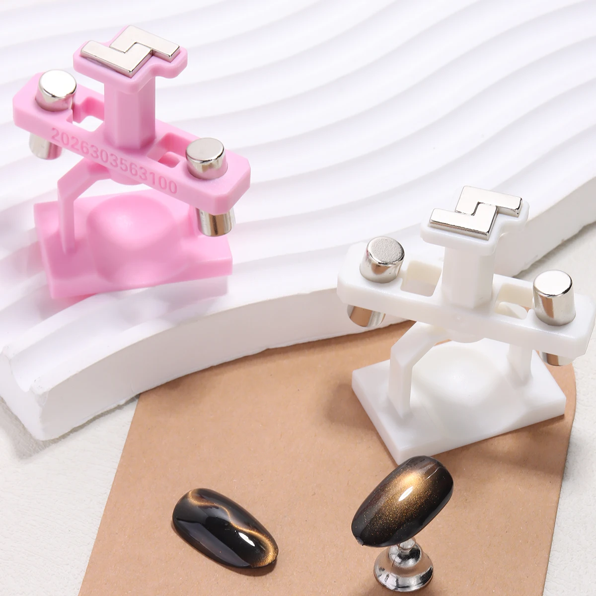 Automatisches Katzenaugen-Nagelwerkzeug, superstarker rotierender Magnet mit Glasperlen für französische Maniküre und Gel-Nagellack. DIY-Nagelkunst-Werkzeug für Anfänger – Detail 19