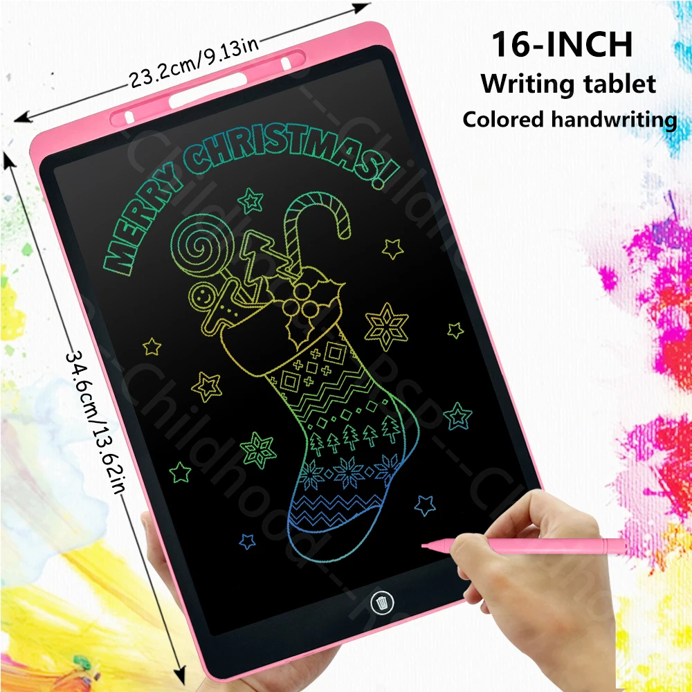 6.5/8.5/10/12/16-Inch LCD Tekentablet, Handschriftblok, Elektronische Schrijfbord, kinderen Kerstmis/Verjaardagscadeaus/Educatief speelgoed