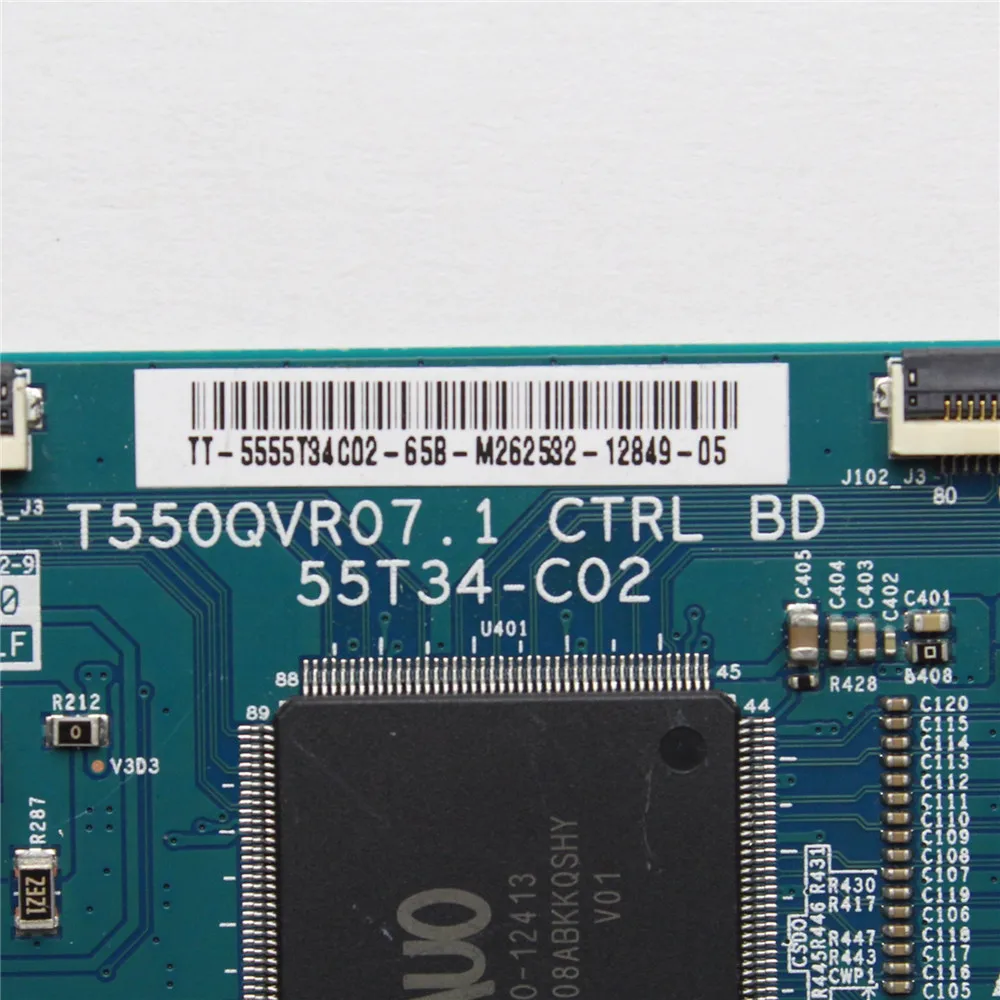 T550QVR07.1 55T34-C02 Logic Board T550QVR07.1 CTRL BD 55T34-C02 for 55 Inch TV Professional Test Board T-con Board TV Card