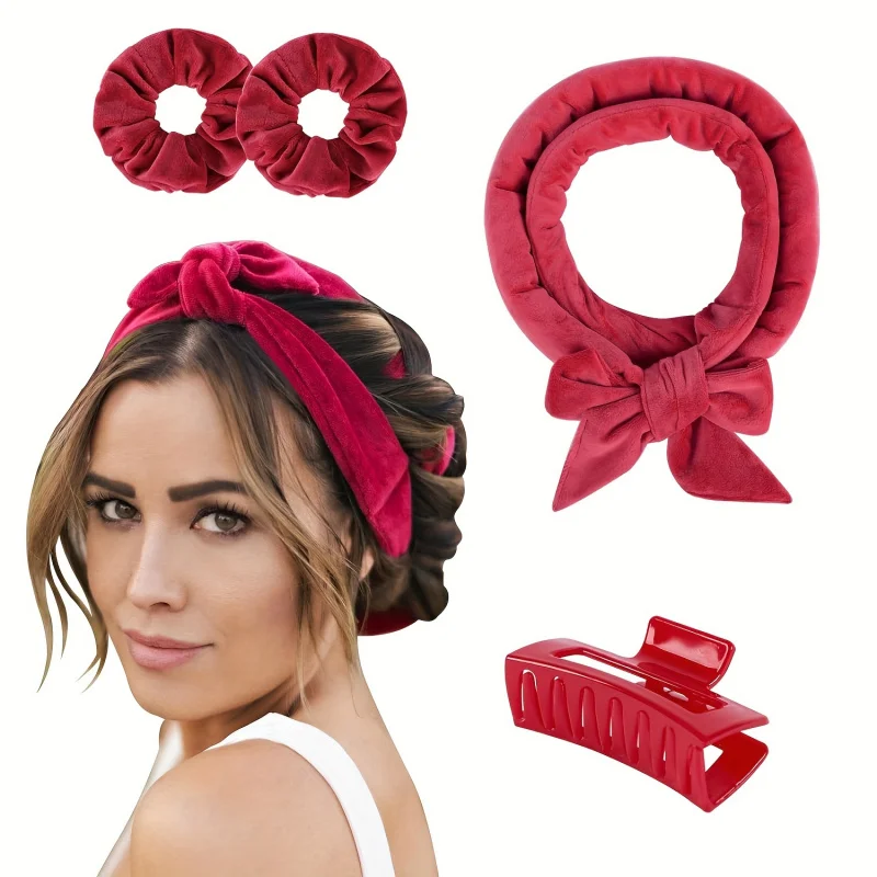 No Heat Hair Curler Headband Heat-Curly Hair Suitable Overnight Sleep Lazy Hairstyle Tools