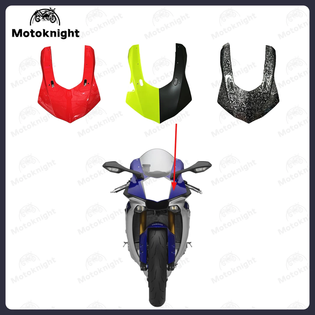 

Fit For Yamaha YZF-R1 YZF R1 2015 2016 2018 2019 Front Headlight Cover Fairing Cowl ABS Plastic Motorcycle Replacement Parts