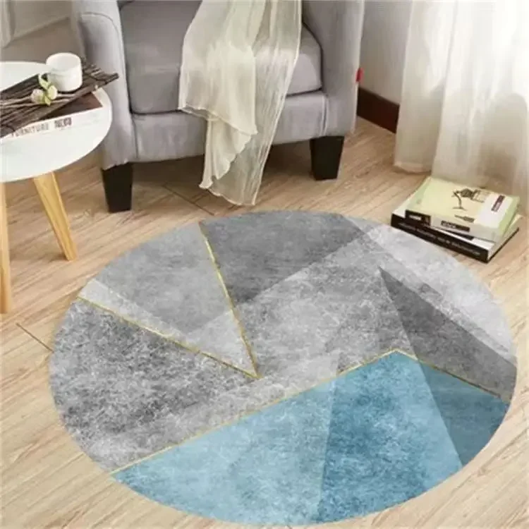 Nordic Ins Style Round Carpets Living Room Coffee Table Carpet Hanging Basket Foot Mat Home Bedside Rug Computer Chair Floor Mat