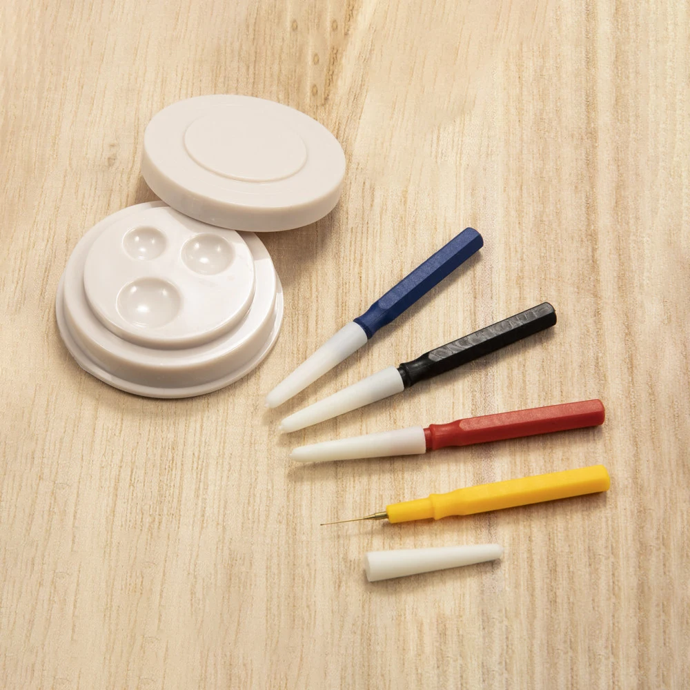 Watchmaker Repair Tool High Quality Watch Oiler Kit Professional Watch Oiler Set 1 Oil Cup 4 Oil Pen Assortment Watch Tool Kit
