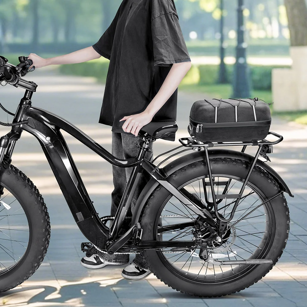 NEWBOLER Brompton Fahrrad-Rücksitztasche, MTB-Fahrradträgertasche, Kofferraumtasche, Radfahren, große Kapazität, wasserdichte Reisetasche ﻿ – Detail 14
