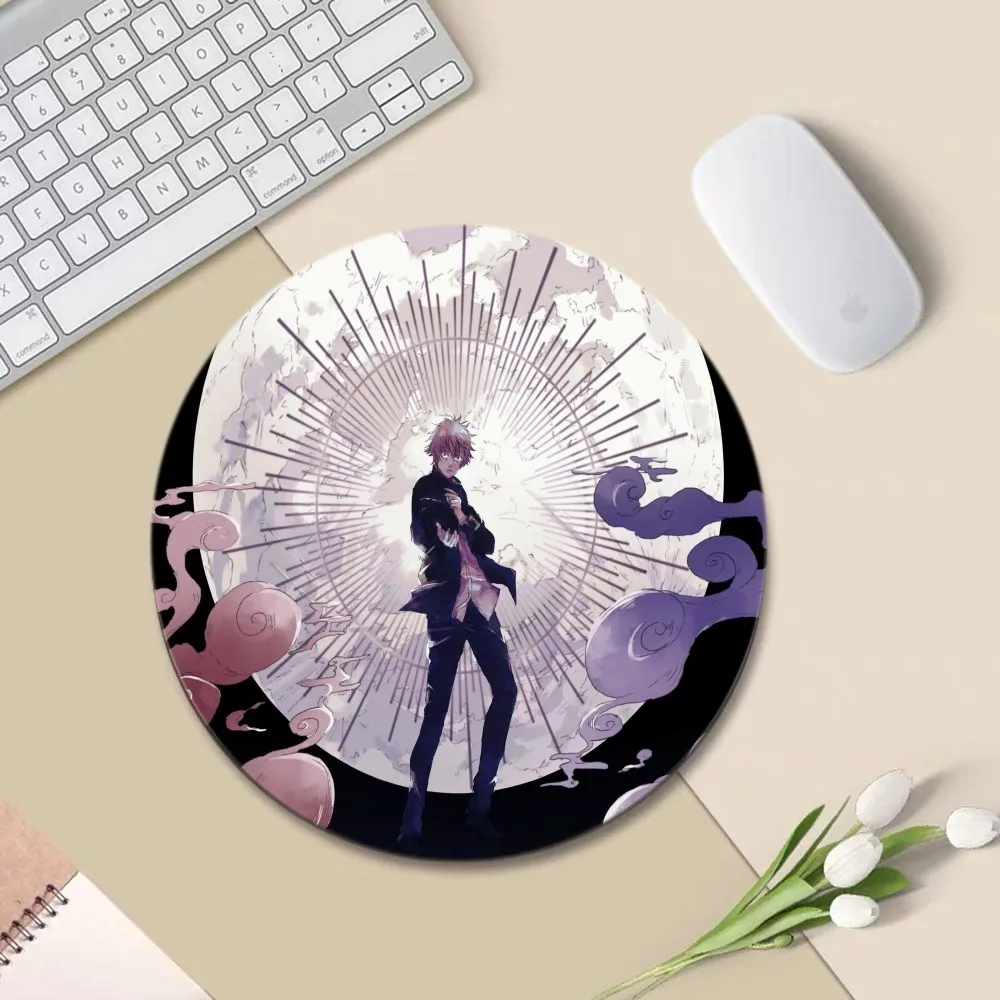 Gojo Satoru Mousepad Animation Round Big Promotion Table Mat Student Mousepad Computer Keyboard Pad Games Pad for PC Gamer