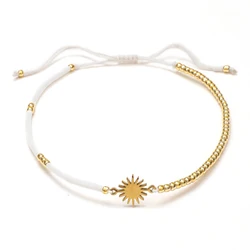 ZMZY Fashion Handmade Miyuki Beaded Bracelets for Women Girls Bracelet Bohemian Jewelry Sun Love Charm Accessories