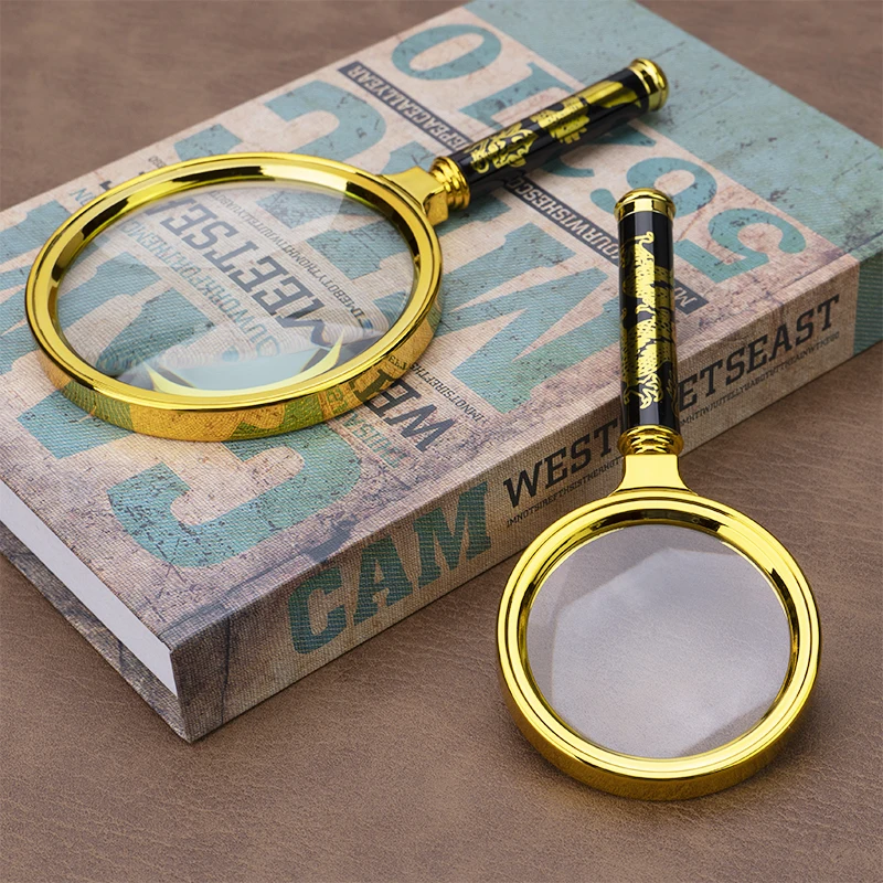 10X Magnifying Glass Pocket Handheld Magnifier For Book And Newspaper Reading, Insect And Hobby Observation, Classroom Science