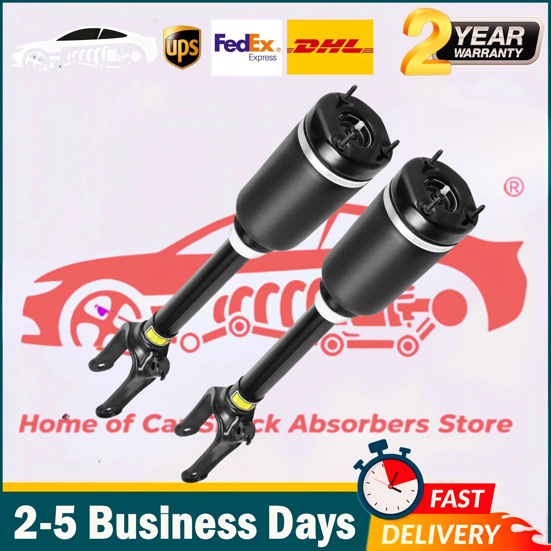 Par de Amortiguadores Delanteros de Suspensión Neumática sin ADS para Mercedes W164 X164 Clase ML GL ML350 400 450 GL320 350 450 500 2005-2012