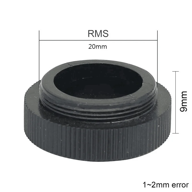 RMS Standard Objective Threaded Dust Cover Microscope Objective Dust Cover RMS Screw Cover Plastic Microscope Objective Cover