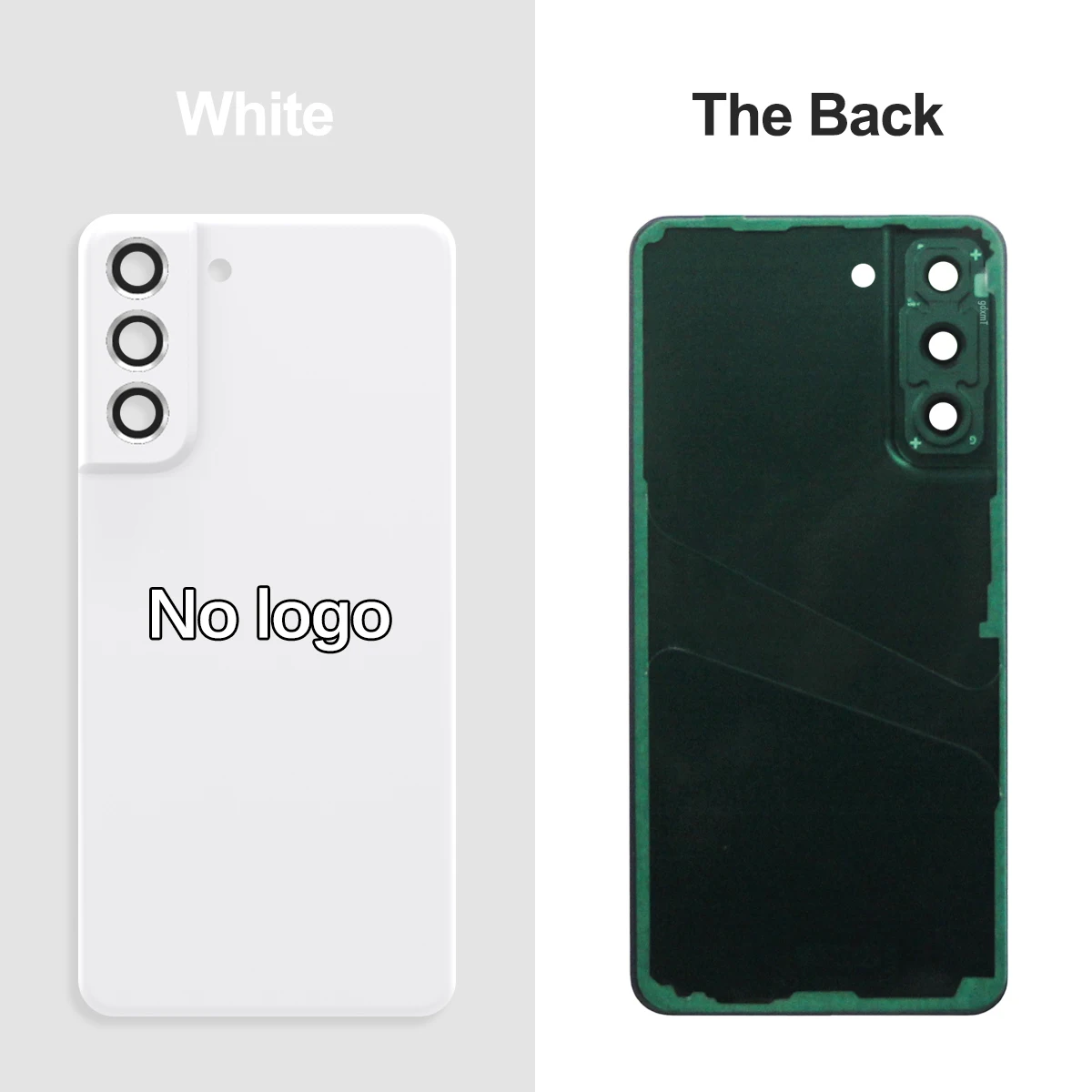 Für Samsung Galaxy S21 FE Rückseiten-Gehäuseabdeckung Ersatz mit Kameralinse Kompatibel mit G990B Neue Rückseite Akkudeckel