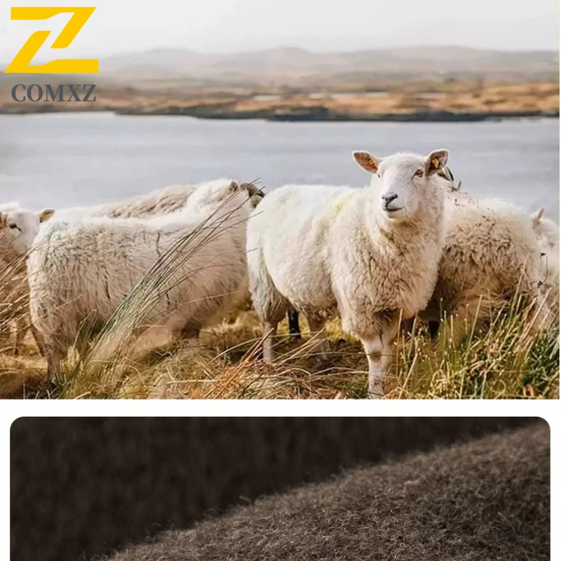 معطف صوف رجالي سميك من COMXZ للعمل في الهواء الطلق سترة مبطنة دافئة من ريش الإوز رحلة ترفيهية سترات شتوية خفيفة