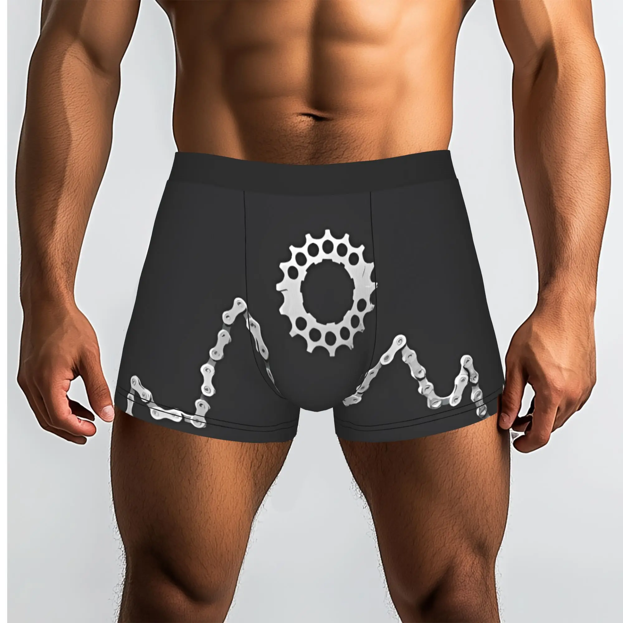 

Bike Chain Mountains Mountain Bike MTB Underpants Homme Panties Men's Underwear Ventilate Shorts Boxer Briefs