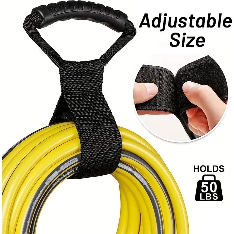 Heavy Duty Extension Cord Organizer Multipurpose Storage Strap with Handle Garages RV Boat Storage Organization System Holder