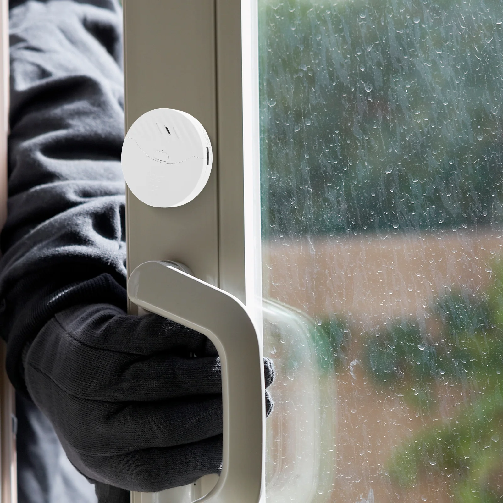 1 قطعة 130Db نافذة مستشعر اهتزاز إنذار للمنزل أمن الزجاج كسر دخول الاستشعار نافذة الباب جهاز السلامة #4