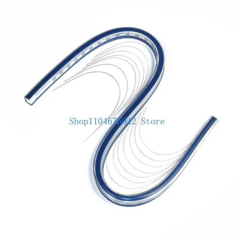 652F Woodworking Flexible Ruler Tailor Use Easy to Read Bendable Ruler