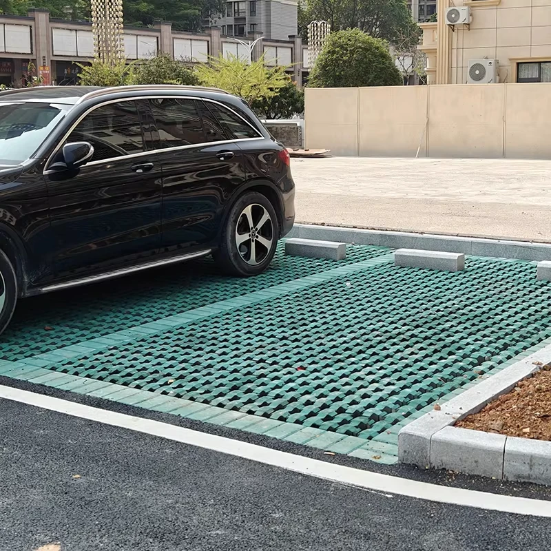 Well Shaped Brick Plastic Cement Mold Specification 25X19X8 Thickened Grass Planting Brick Parking Lot Surface Well Shaped Brick