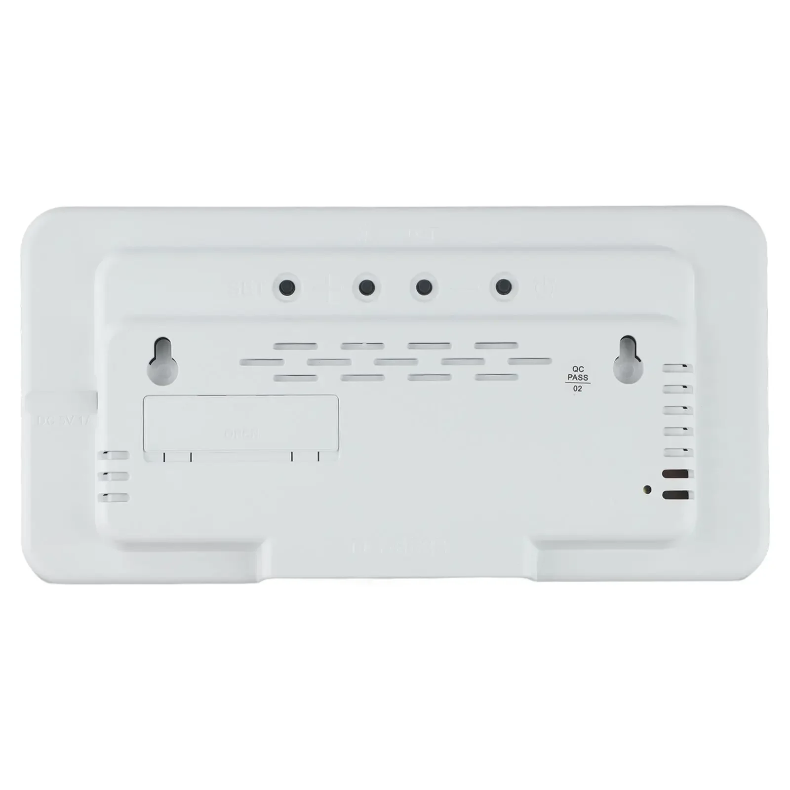 1pc LED Digital Wall Clock Temperature Date Week Display Table Alarm Clocks Voice Control Electronic Clock Brightness Adjustment