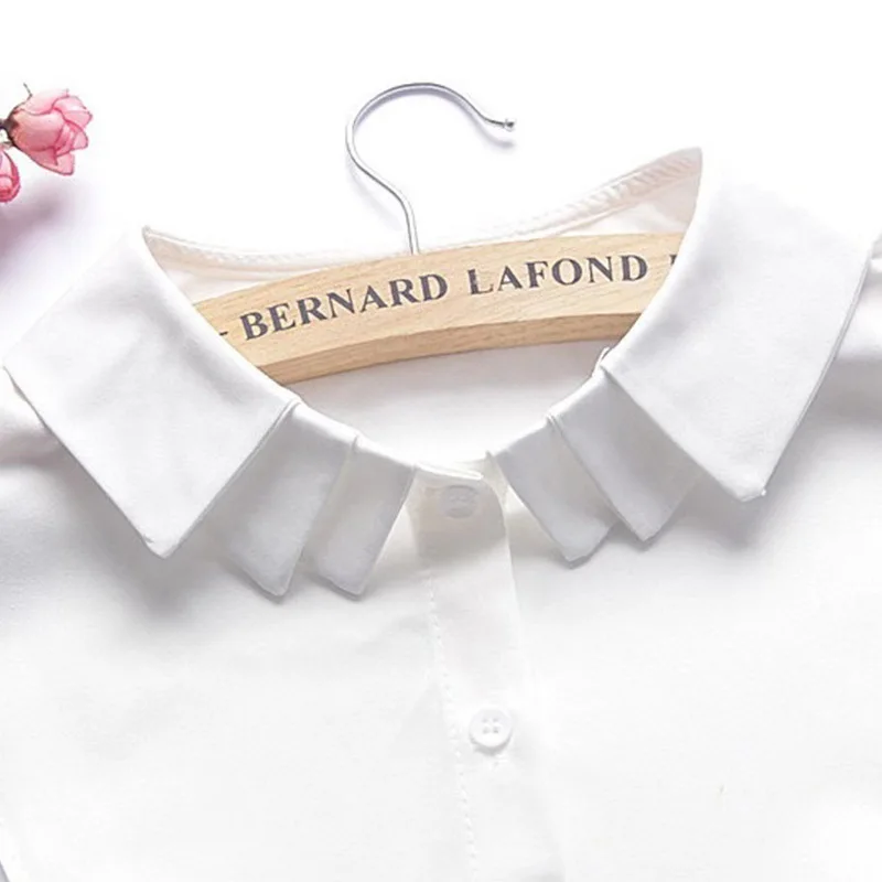 Ladies' Versatile Simple Style Fake Collar, Princess Pleated Decoration for Sweaters and Shirts