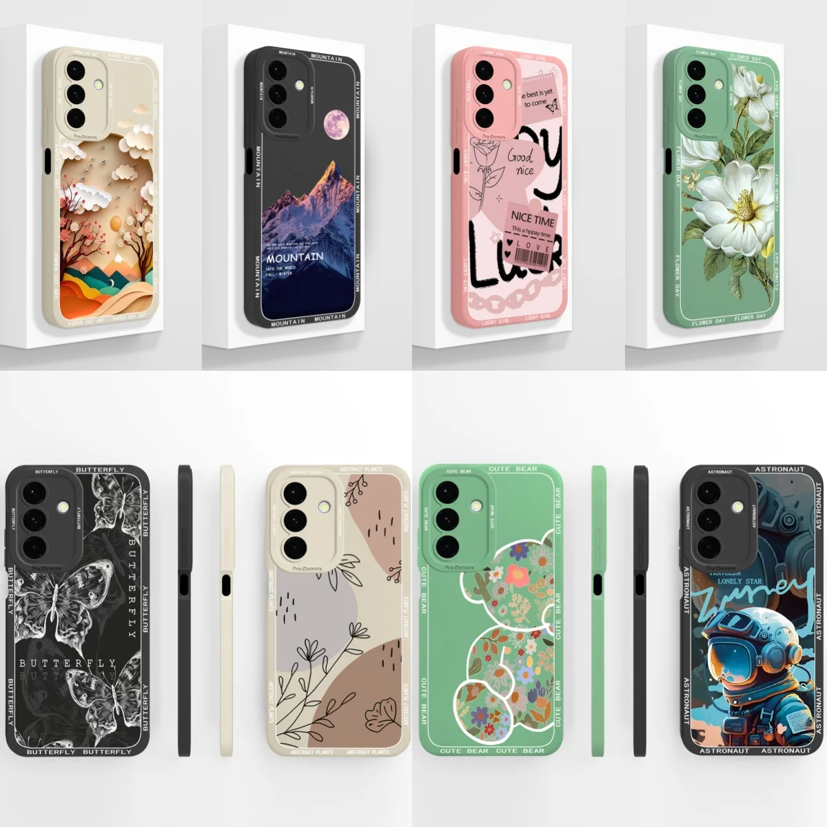

Чехол для Samsung A26 A36 A56, задняя крышка в художественном стиле для Galaxy A 56 A 36 A 26, чехол с защитой от падения, мягкий жидкий силиконовый чехол для телефона