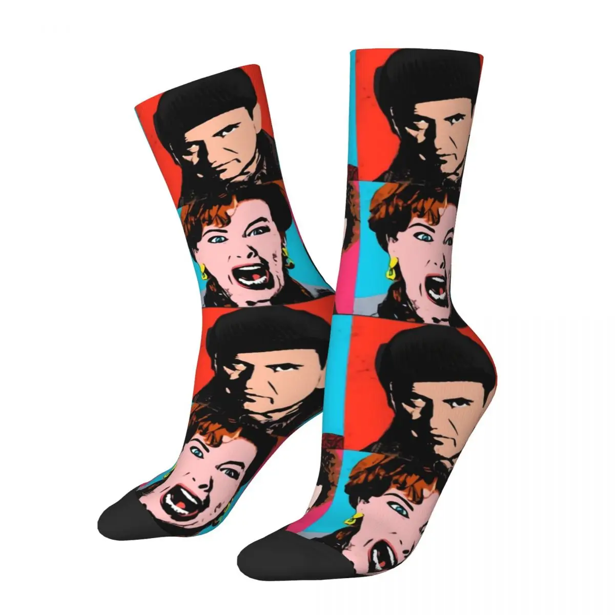 Warhol Home Alone Socks Men's Women's Polyester Fashion Socks Harajuku Spring Summer Autumn Winter Middle Tube Stockings Gift