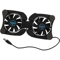 Foldable USB Mini Laptop Cooling Fan Stand – Dual Fans, Portable Notebook Cooler