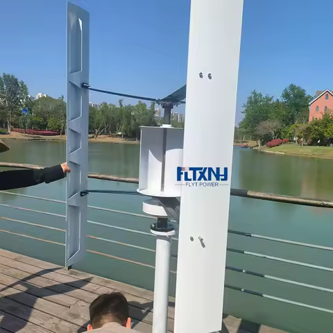30KW 10KW 20KW Vertical Axis Wind Turbine 12V-220V Free Alternative Energy Off grid System Hybrid Controller