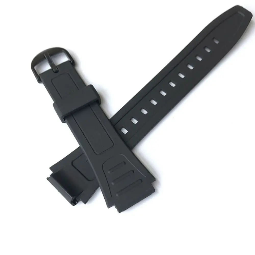 Silicone Rubber Watch Band For Casio G Shock W-800H W-217 AQ-S800W Watch Accessories Sports Bracelet 18MM