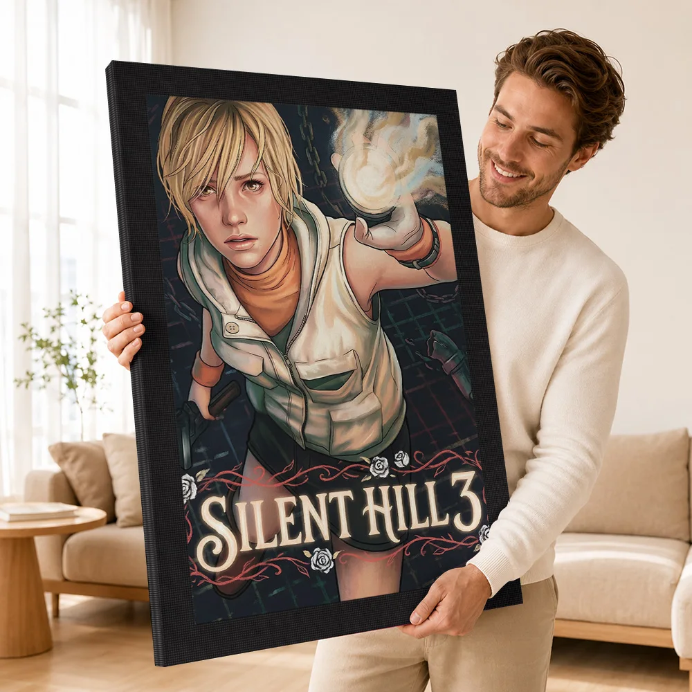 Silent Hill 3 Heather Mason Artwork Canvas Poster Personalized Photo Gaming Anime Wall Paintings Decoration for Game Room Dorm view 3