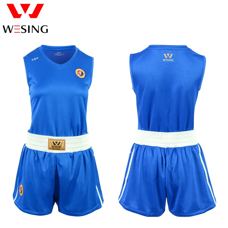 Wesing  Sanda Uniform Men Women Children Sanda Suits Shorts Sanda Outfits Breathable Training Competition Suit Plus Size 5XL