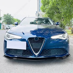 Front Bumper Lip Diffuser For Alfa Romeo Giulia 952 2015-2024 Spoiler Splitter Deflector Guards Body Kit Tuning Car Accessories