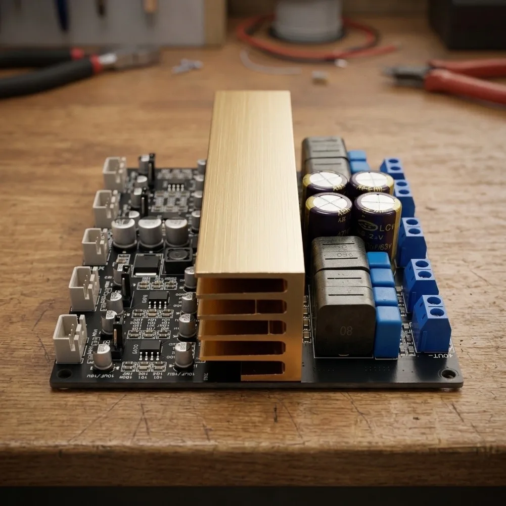 4-Channel TPA3255 Audio For Amplifier PCB for DIY Audio Systems Requiring DC24V to DC48V Input and Wide Frequency Response