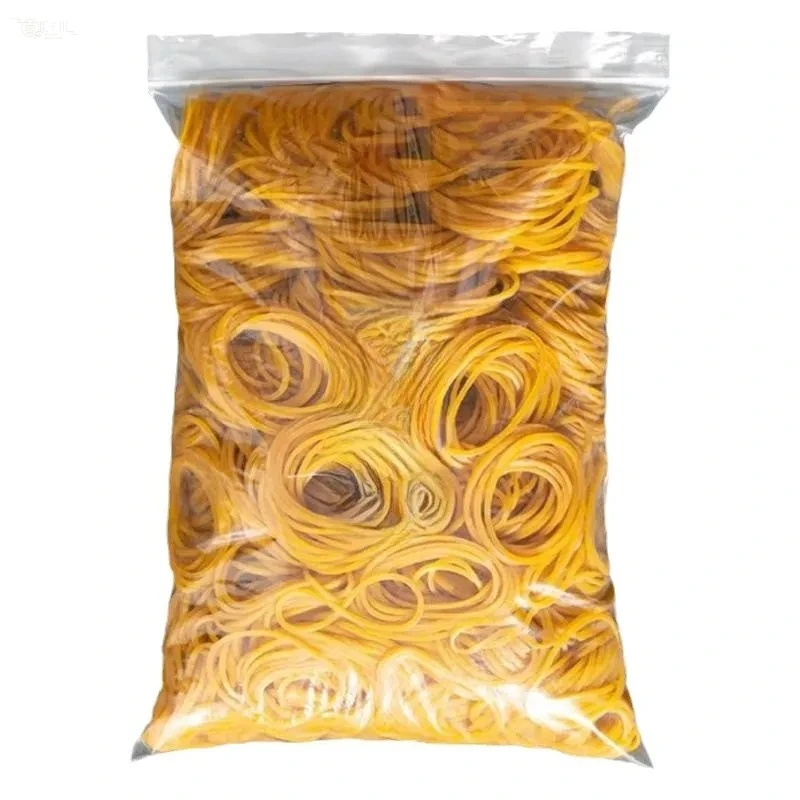 Bandas Elásticas de Goma Amarilla de Alta Elasticidad, Resistentes a Altas Temperaturas, para Uso Industrial y Juguetes, Set de 100/300/666 Piezas