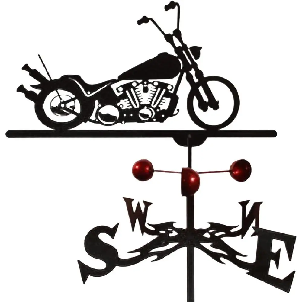 

Vintage Metal Wind Direction Indicator for Motorcycle Enthusiasts - Garden Weathervane Patio Yard Decor