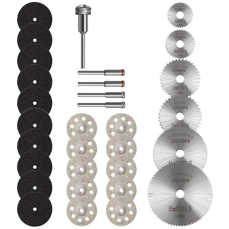 AB45 2 Inch 100 Pcs Sanding Discs Pad Kit With 31Pcs Cutting Discs For Dremel Rotary Tool