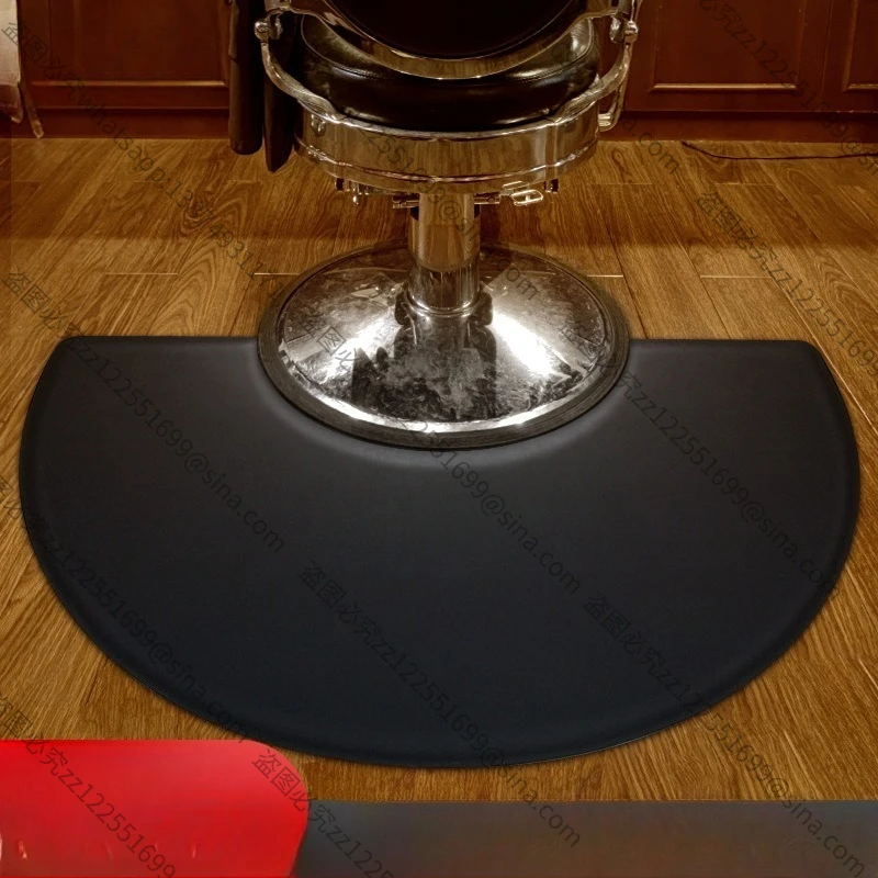 Suitable for Men's Hair Salon Hair, Thickened Soft Waterproof Semi-round Foot Cushion Yalong, Barber Shop Anti-fatigue