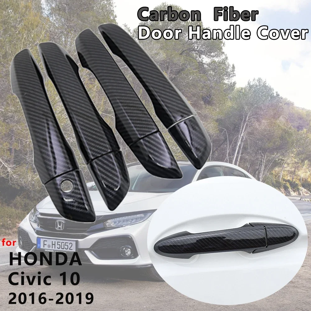 per-honda-civic-10-2016-2017-2018-2019-2020-4-pezzi-copri-maniglia-esterna-in-fibra-di-carbonio-finiture-per-portiera-accessori-per-lo-styling-dell'auto