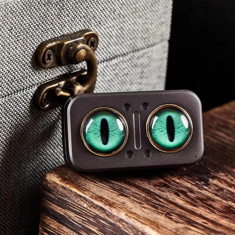 Alloy EDC Fidget Spinner Owl Design Sliding Structure Compact Portable Toy Nice Tactile Experience Anxiety Relief For Daily Play