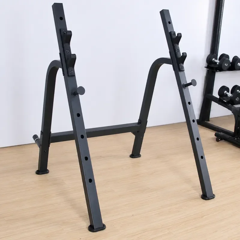 Multifunctional Barbell Rack Bench Press Squat Stand Commercial Gantry Weightlifting Bed Home Gym Fitness Equipment Strength
