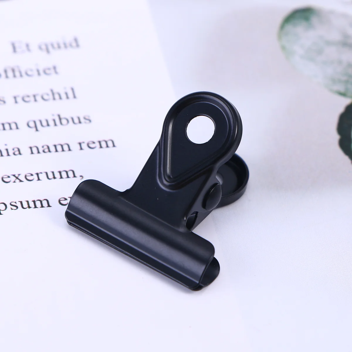 20 יחידות קליפסים בולדוג מפלדת אל-חלד עם קיבולת גבוהה, ידיות חלקות, קפיצים חזקים, אמנות נייר למשרד, מחיר