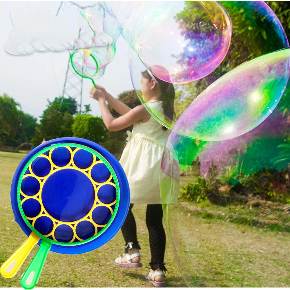 Família 3 pçs/set diversão ao ar livre crianças jogos brinquedos soprador de bolhas magia grande bolha varinha ferramenta bolha sopro fabricante