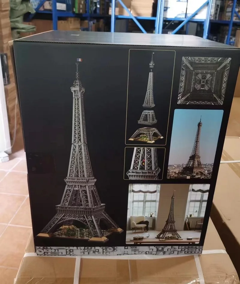 In stock 1.5M Eiffel Tower 10307 10001pcs PARIS Architecture Model Building Block Brick Kit Christmas And Birthday Gifts