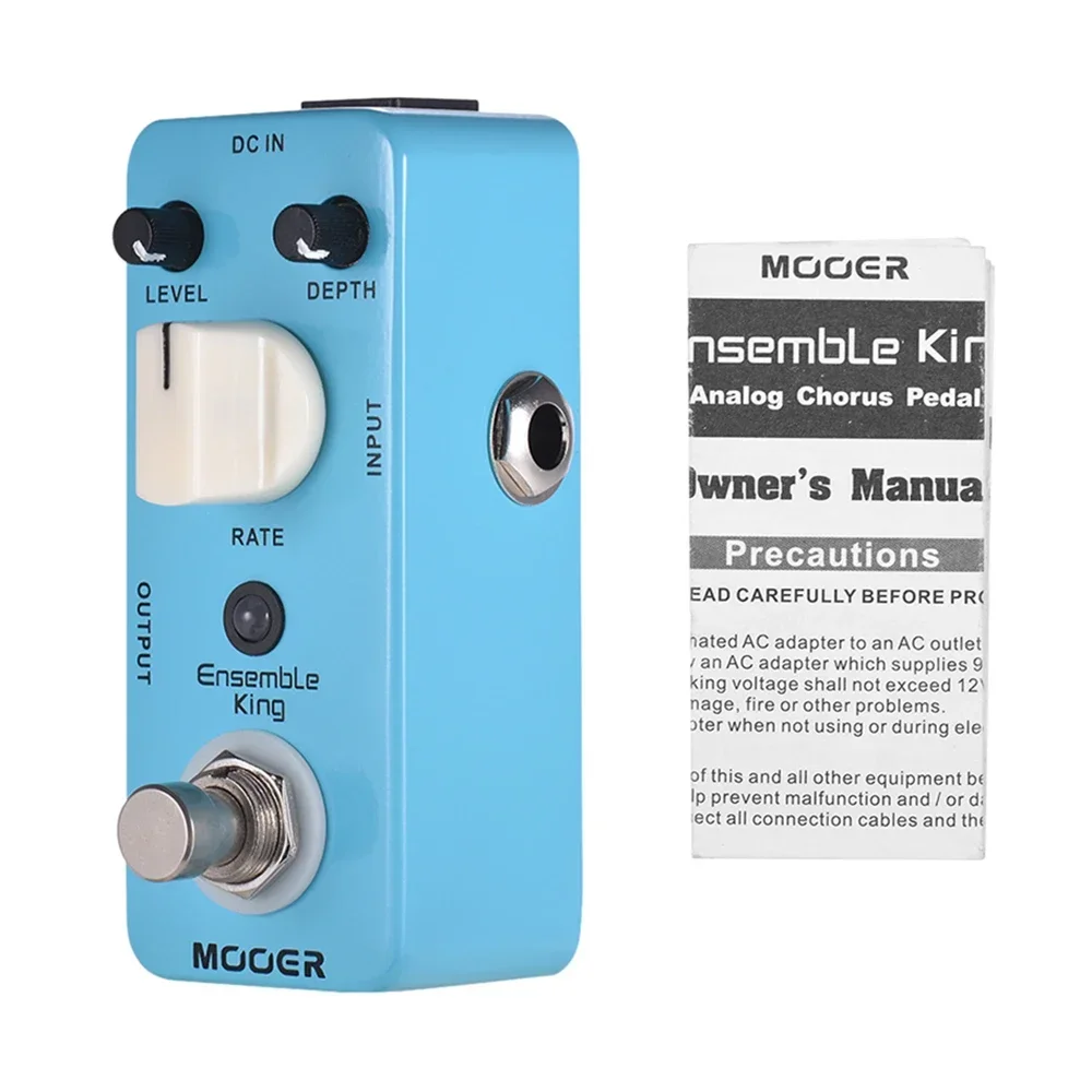 Mooer MCH1 Ensemble King Micro Pedal analógico Chorus True Bypass piezas de guitarra accesorios Pedal de efecto de guitarra