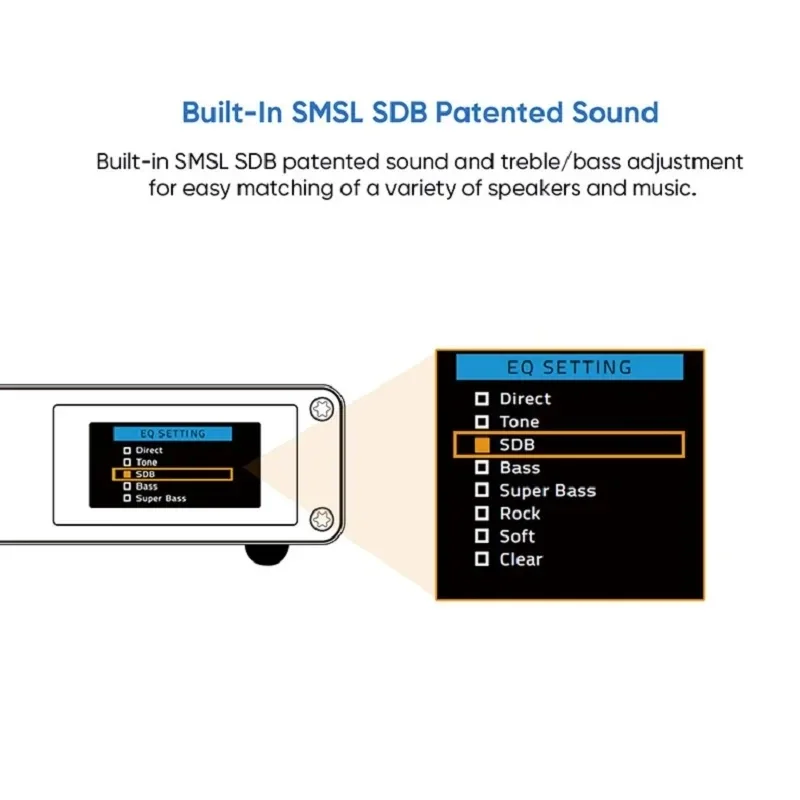 Цифровой Hi-Fi усилитель SMSL AO200 MKII AMP MA5332MS, высокомощный стерео-усилитель XLR/RCA/USB/Bluetooth 5,0, сбалансированный вход, звук ванной комнаты