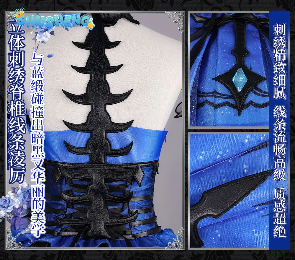 

Grace Naiad Game Identity V Cosplay Costume Halloween Christmas Comic Cute Woman Dress Props Newly XS-3XL Lolita Woman