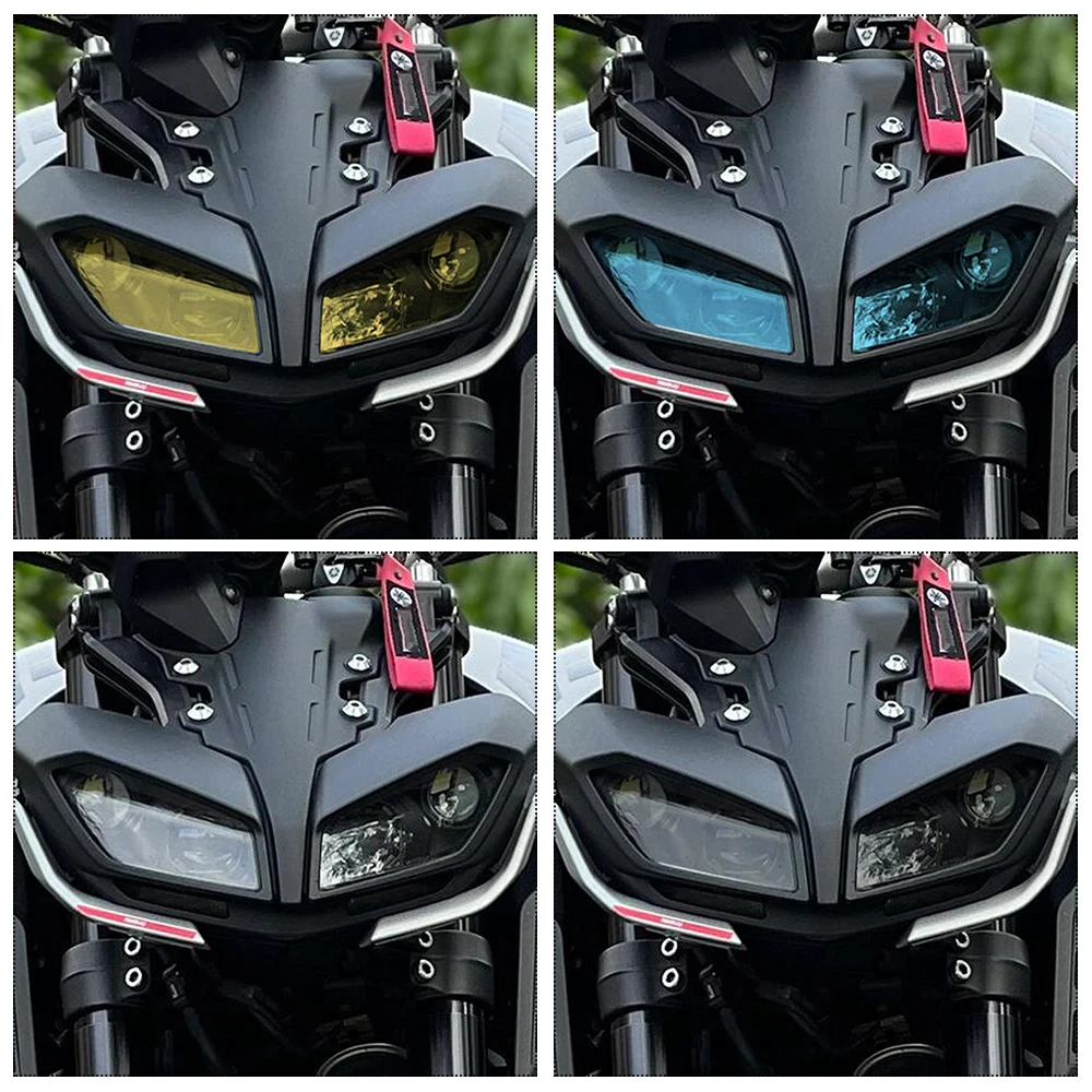 Fit for YAMAHA MT-09 MT09 2017-2020  Transparent Motorcycle Headlight FilmAnti-Scratch Head Lamp Protective Film Sticker